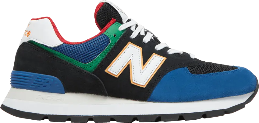  New Balance 574 Rugged Black Captain Blue