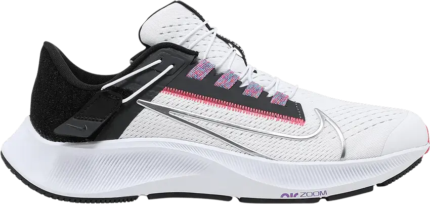  Nike Wmns Air Zoom Pegasus 38 FlyEase &#039;White Metallic Silver&#039;