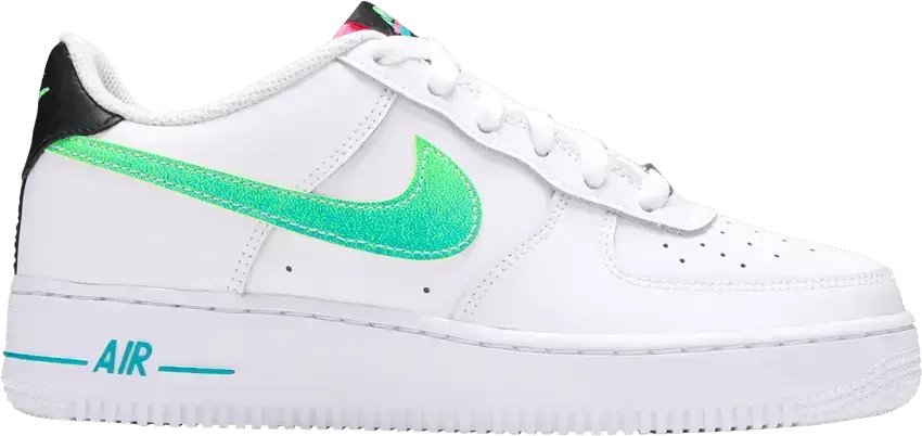  Nike Air Force 1 Low White Aquamarine (GS)