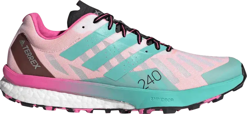  Adidas adidas Terrex Speed Ultra Trail Acid Mint Screaming Pink (W)
