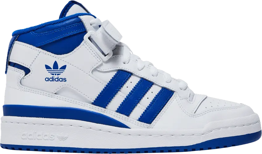  Adidas adidas Forum Mid White Royal Blue (W)