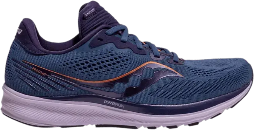  Saucony Wmns Ride 14 &#039;Midnight&#039;