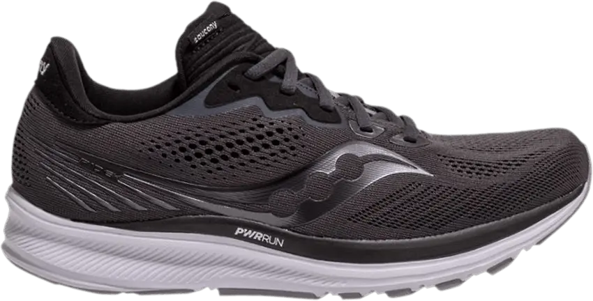  Saucony Wmns Ride 14 &#039;Charcoal&#039;