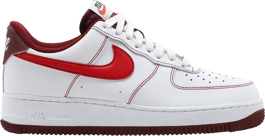  Nike Air Force 1 Low &#039;07 First Use White Team Red