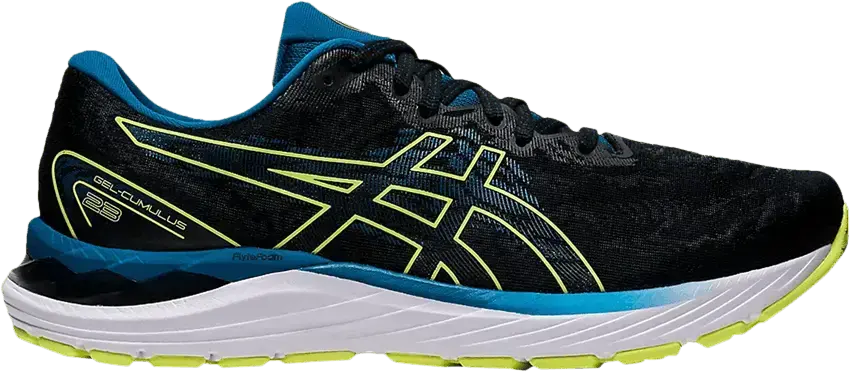  Asics Gel Cumulus 23 &#039;Black Glow Yellow&#039;