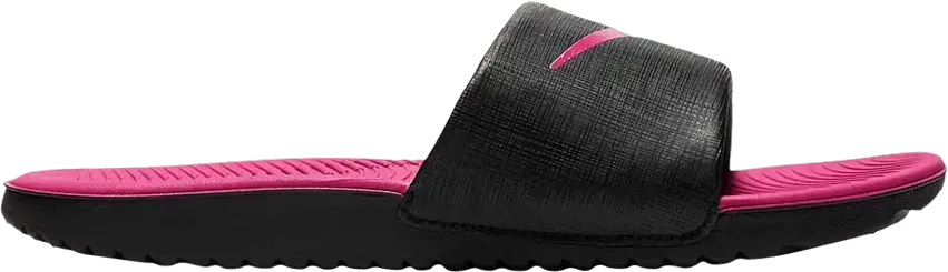  Nike Kawa GS &#039;Black Vivid Pink&#039;