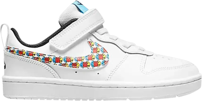  Nike Court Borough Low 2 SE PS &#039;Happy Hoops&#039;