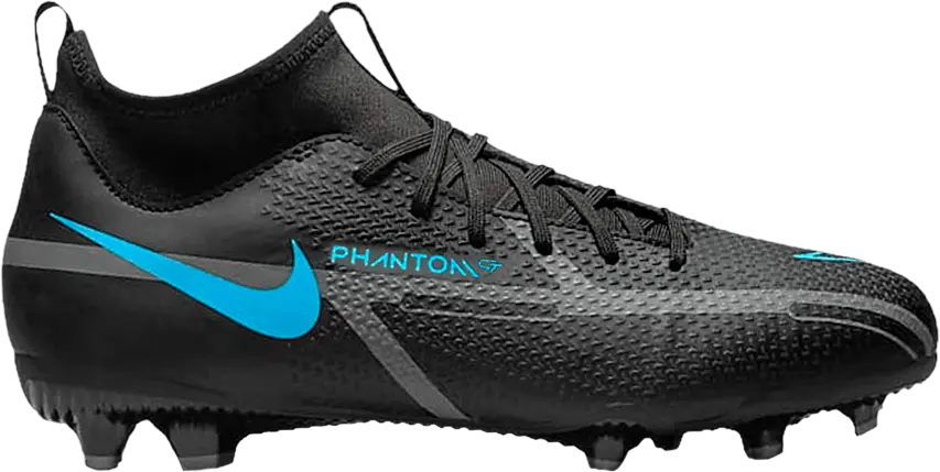  Nike Phantom GT2 Academy DF MG GS &#039;Black Photo Blue&#039;