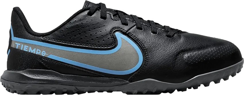  Nike Tiempo Legend 9 Academy TF GS &#039;Black Photo Blue&#039;