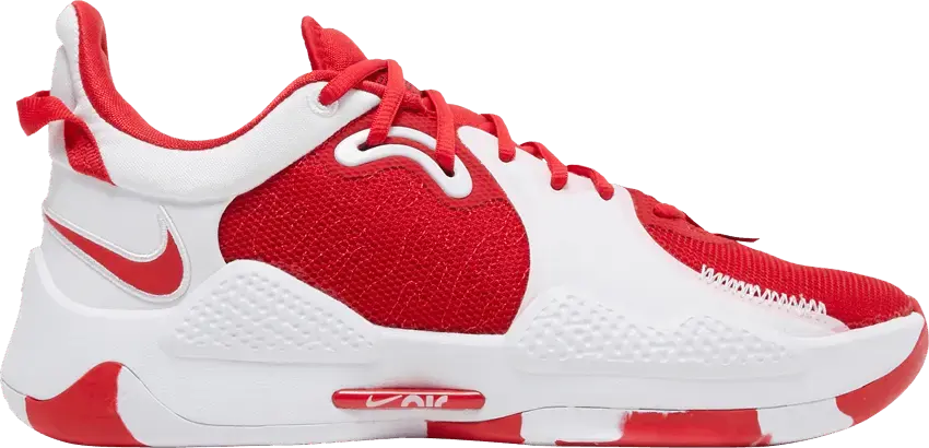  Nike PG 5 TB University Red White
