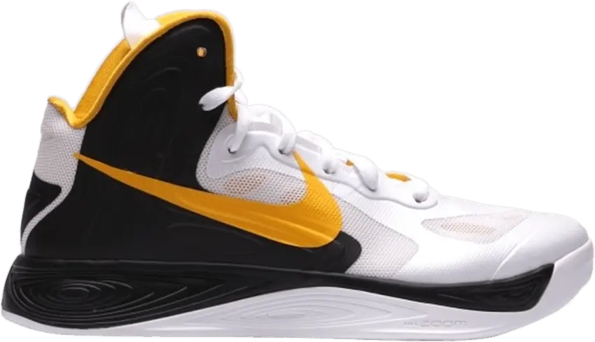  Nike Zoom Hyperfuse 2012 &#039;White Black University Gold&#039;