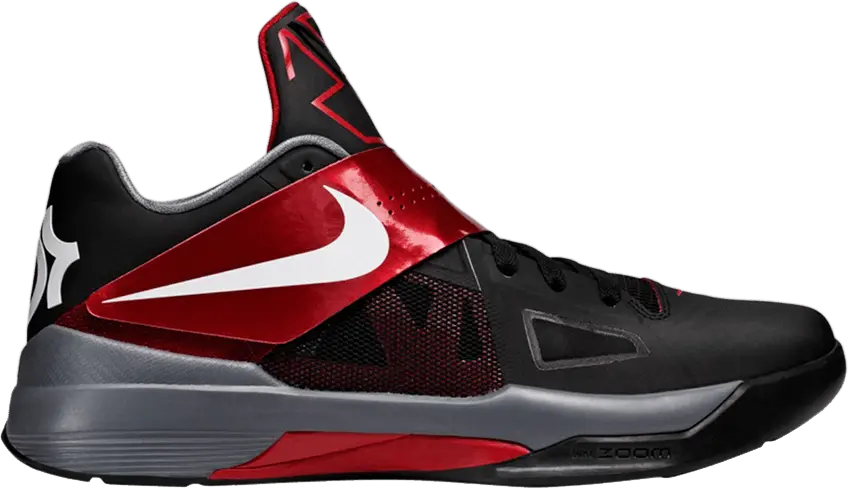  Nike Zoom KD 4 TB &#039;Black Red&#039;
