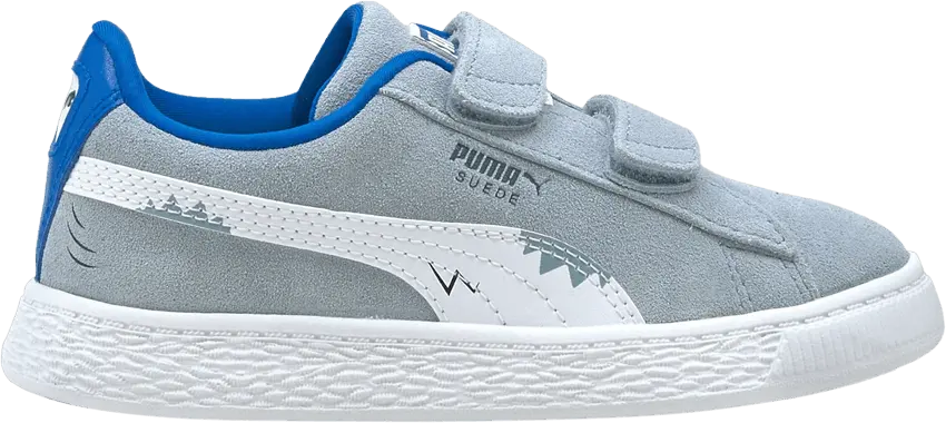  Puma Suede Lil Little Kid &#039;Shark&#039;