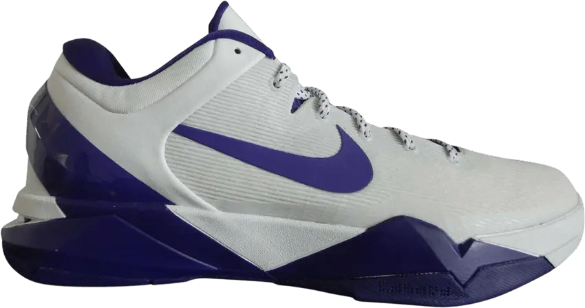  Nike Zoom Kobe 7 System TB &#039;White Court Purple&#039;
