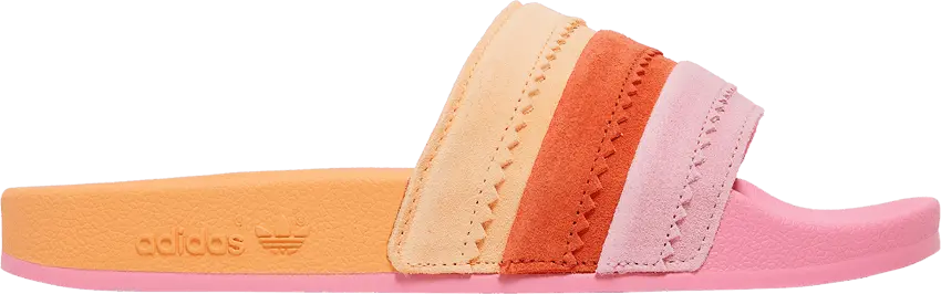 Adidas Wmns Adilette Slides &#039;Light Pink Orange&#039;