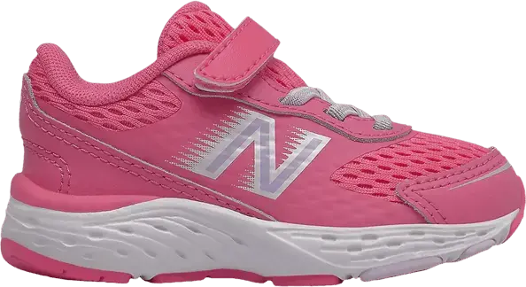  New Balance 680v6 Bungee Toddler Wide &#039;Sporty Pink Astral Glow&#039;