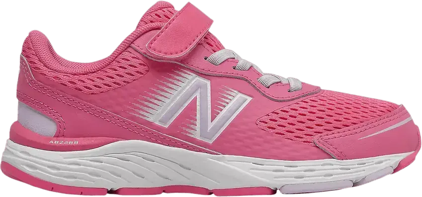  New Balance 680v6 Bungee Big Kid &#039;Sporty Pink Astral Glow&#039;