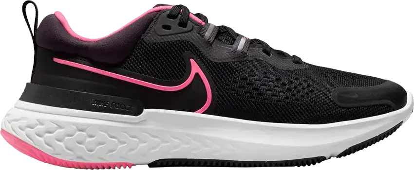  Nike Wmns React Miler 2 &#039;Black Hyper Pink&#039;