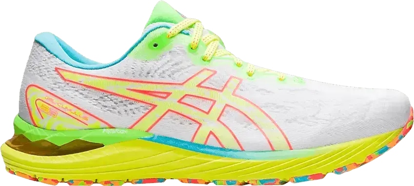  Asics Gel Cumulus 23 &#039;White Safety Yellow&#039;