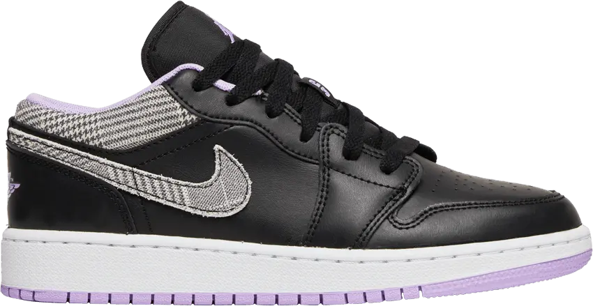  Air Jordan 1 Low Houndstooth (GS)