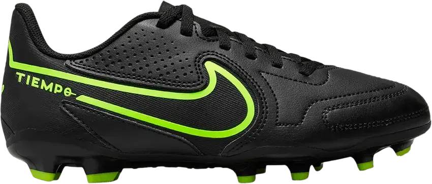  Nike Tiempo Legend 9 Club MG GS &#039;Black Volt&#039;