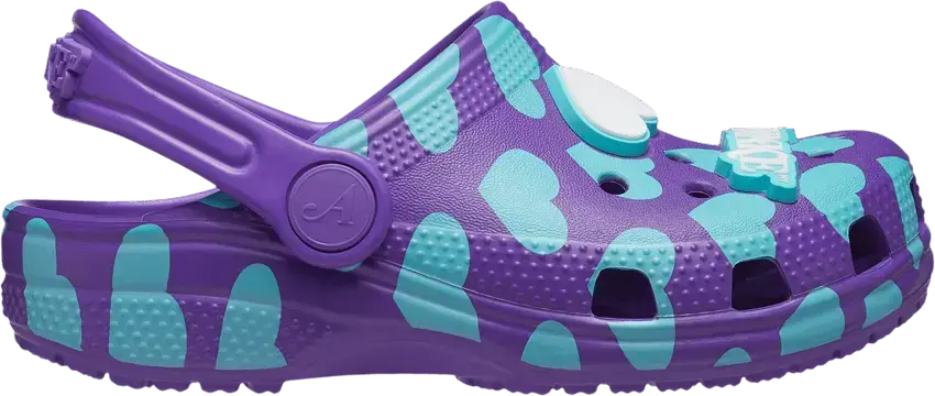  Crocs Awake NY x Classic Clog Kids &#039;Home Is Where The Heart Is - Purple&#039;