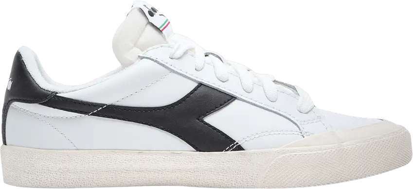 Diadora Melody Leather Dirty &#039;White Black&#039;