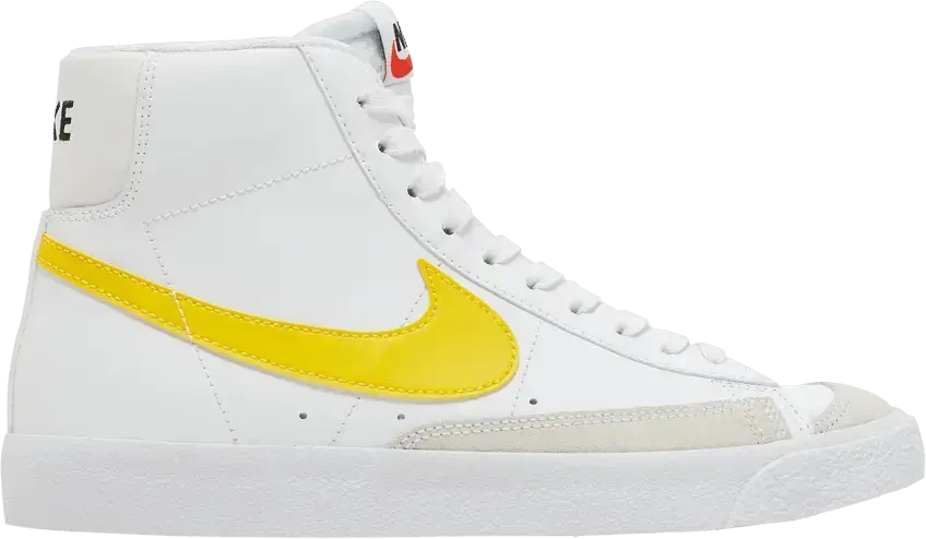  Nike Blazer Mid &#039;77 GS &#039;White Pecan Vivid Sulfur&#039;