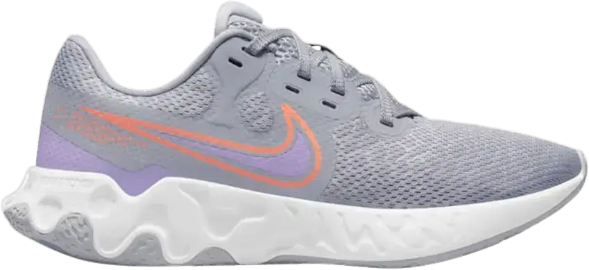  Nike Wmns Renew Ride 2 &#039;Wolf Grey Atomic Orange&#039;