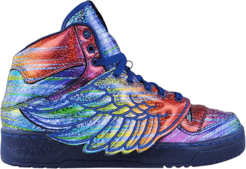  Adidas adidas JS Wings Jeremy Scott Rainbow Foil