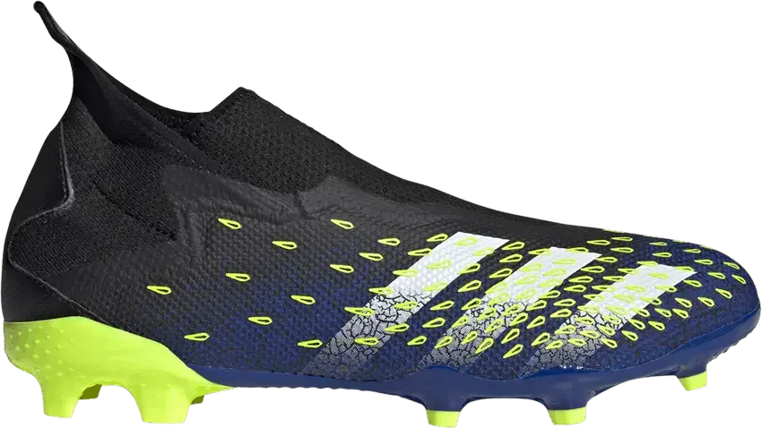  Adidas Predator Freak.3 Laceless FG &#039;Demonscale - Royal Blue Yellow&#039;