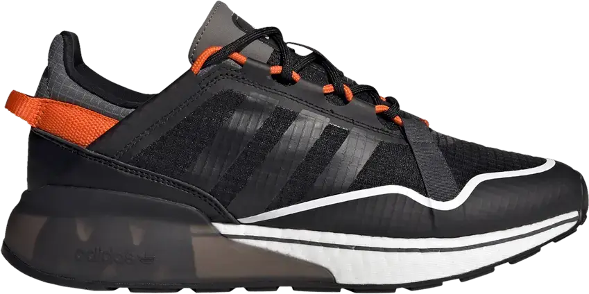  Adidas adidas 2K Boost Pure Black Orange