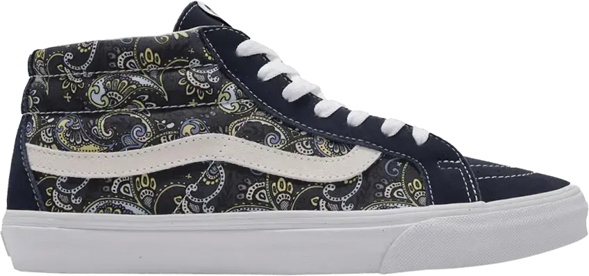  Vans Sk8-Mid Reissue &#039;Paisley - Dress Blues&#039;