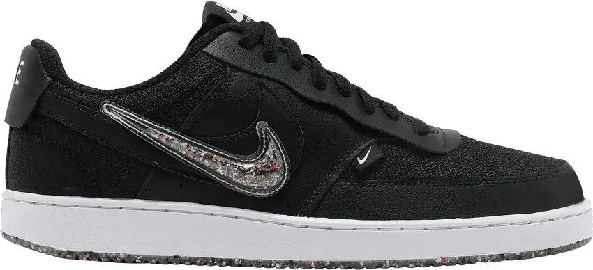  Nike Court Vision Low Premium Black Clear