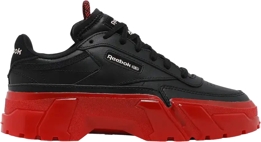  Reebok Cardi B x Club C J &#039;Black Vector Red&#039;