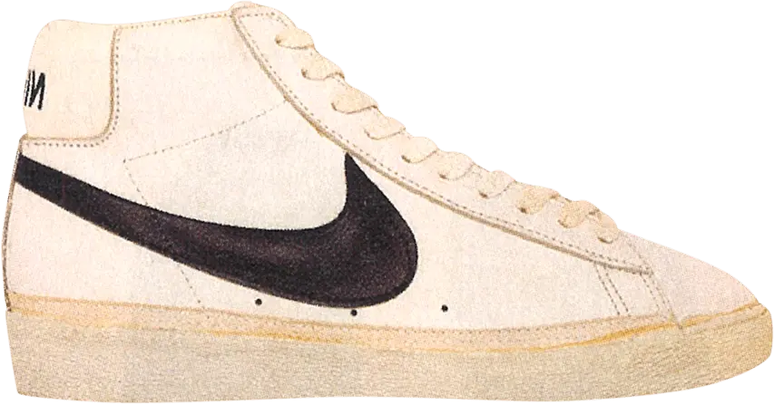  Nike Blazer High &#039;White Black&#039; 1974