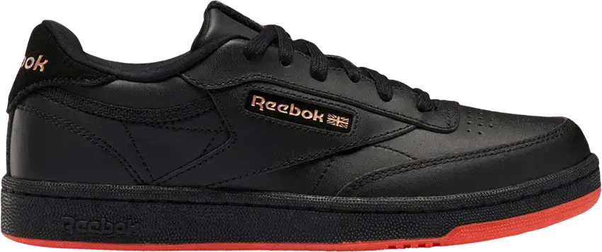  Reebok Cardi B x Coated Club C J &#039;Black Vector Red&#039;