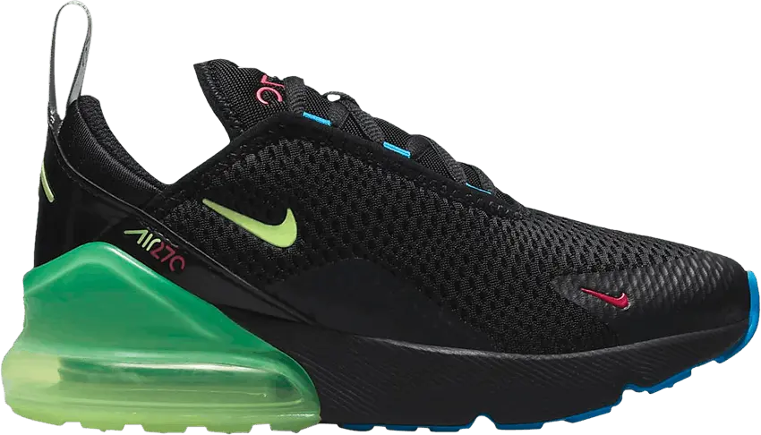 Nike Air Max 270 Black Ghost Green (PS)