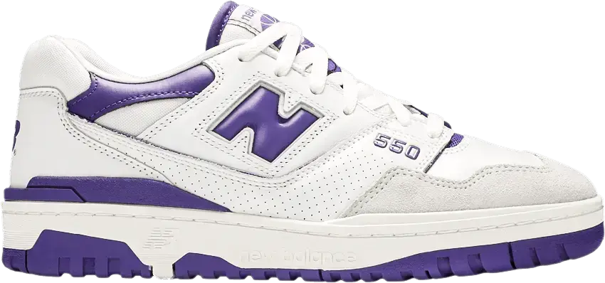  New Balance 550 White Purple