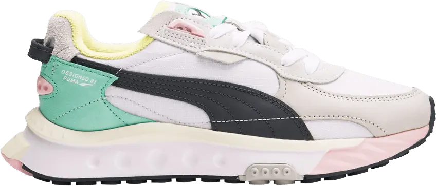  Puma Wild Rider Layers White Ebony (Women&#039;s)