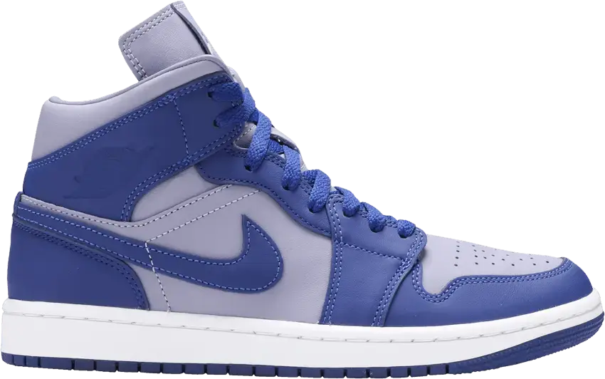  Jordan 1 Mid SE Iron Purple Deep Royal (Women&#039;s)