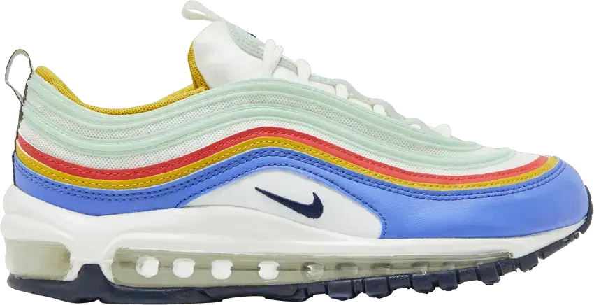  Nike Air Max 97 Sapphire Pistachio Frost Obsidian (Women&#039;s)