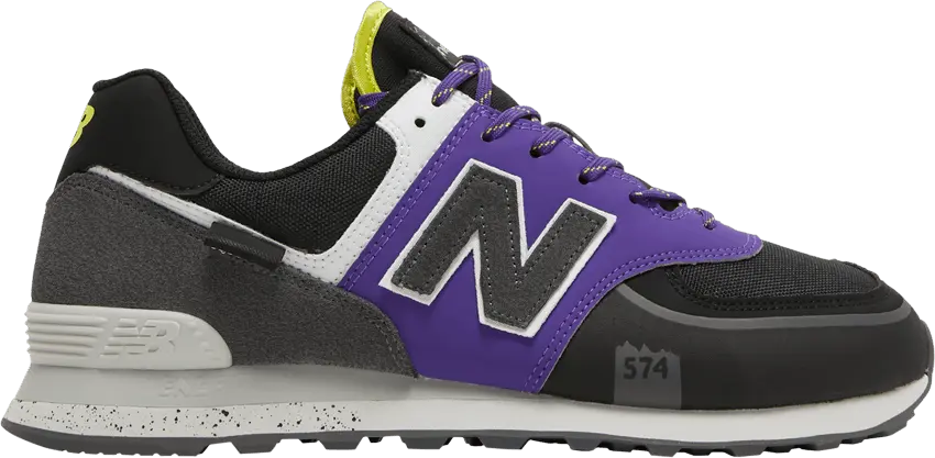  New Balance 574T &#039;Black Purple&#039;