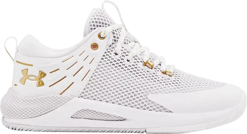 Under Armour Wmns HOVR Block City &#039;White Metallic Gold&#039;