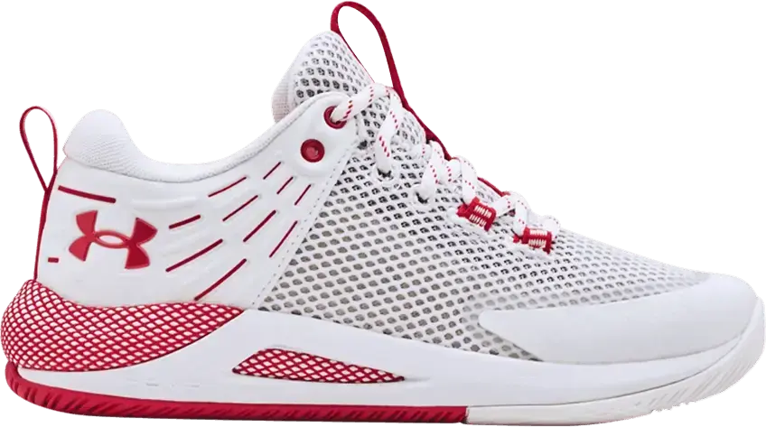 Under Armour Wmns HOVR Block City &#039;White Red&#039;