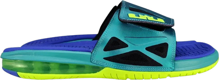  Nike Air LeBron 2 Slide Elite &#039;Sport Turquoise Volt&#039;