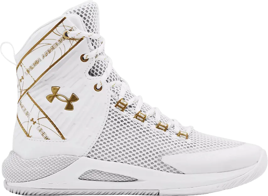 Under Armour Wmns HOVR Highlight Ace &#039;White Metallic Gold&#039;