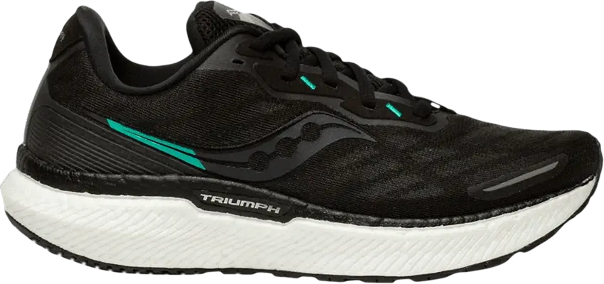  Saucony Wmns Triumph 19 &#039;Black White&#039;