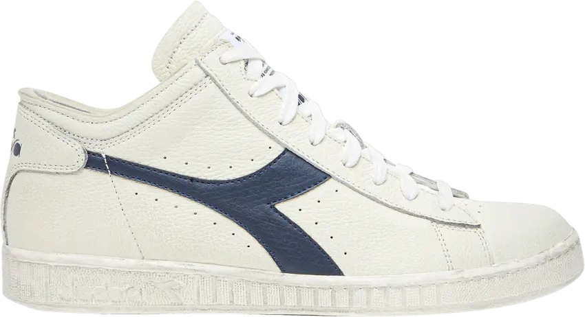  Diadora Game L Waxed Row Cut &#039;White Blue Caspian Sea&#039;