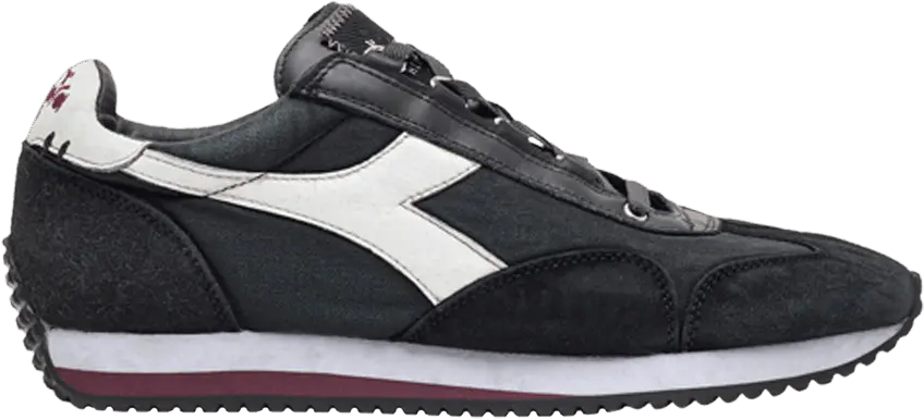  Diadora Equipe H Dirty Stone Wash Evo &#039;Anthracite Black